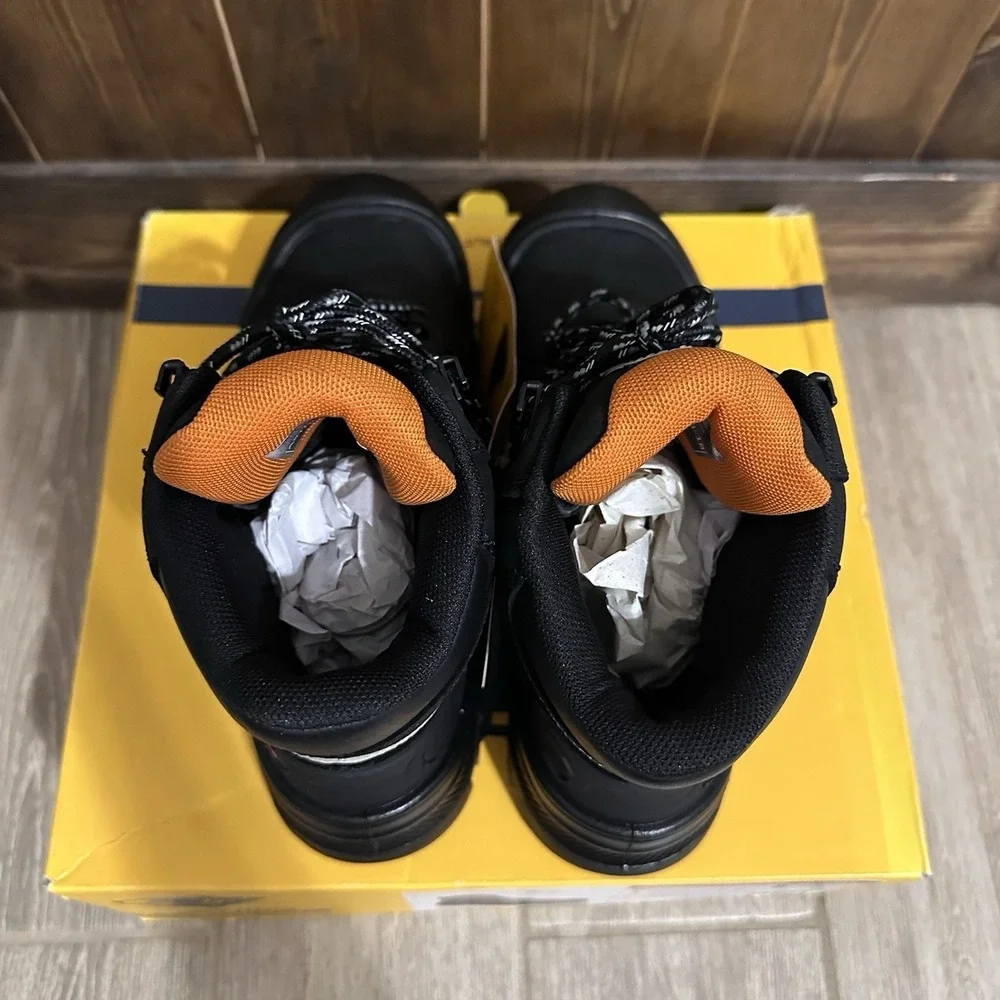 Herman Survivors Groundbreaker Men 7.5 Black Work Boots Steel Toe Waterproof NEW